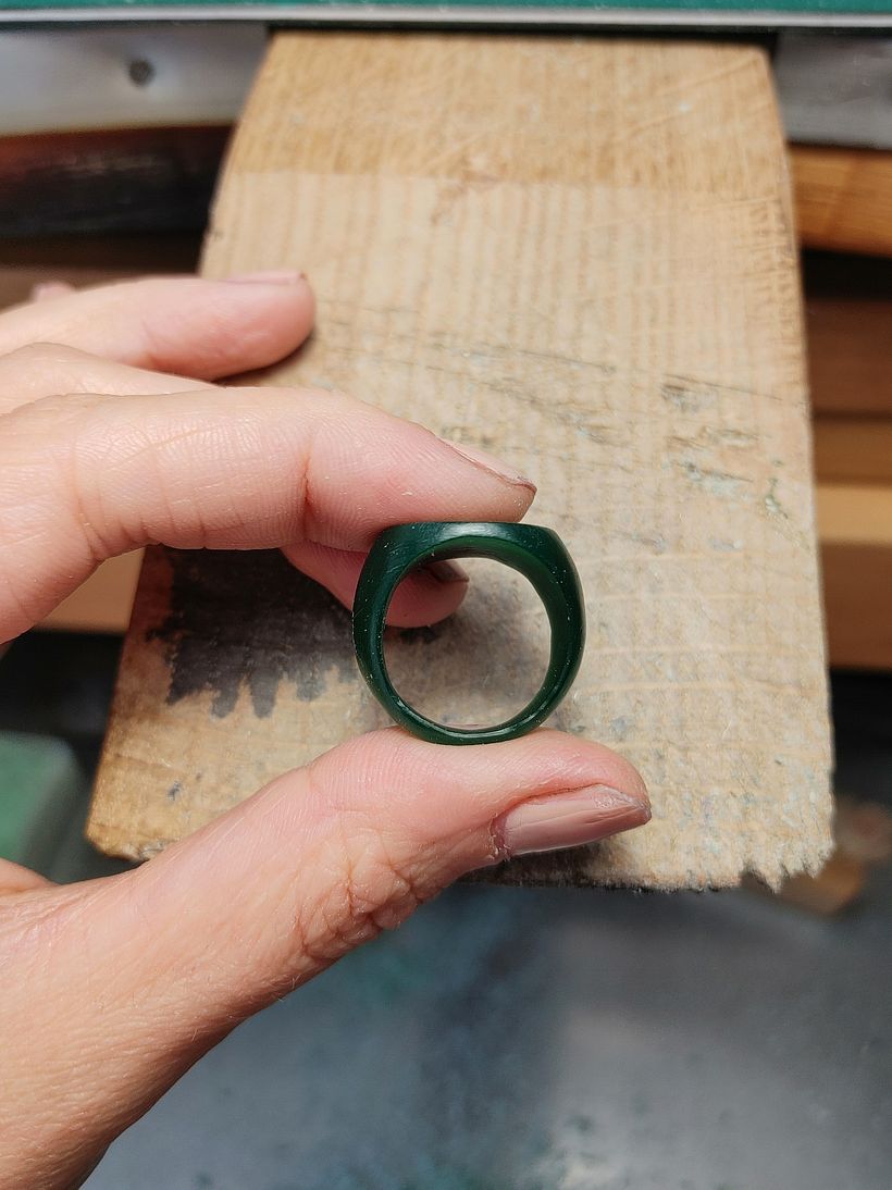 Anello a sigillo in argento  1