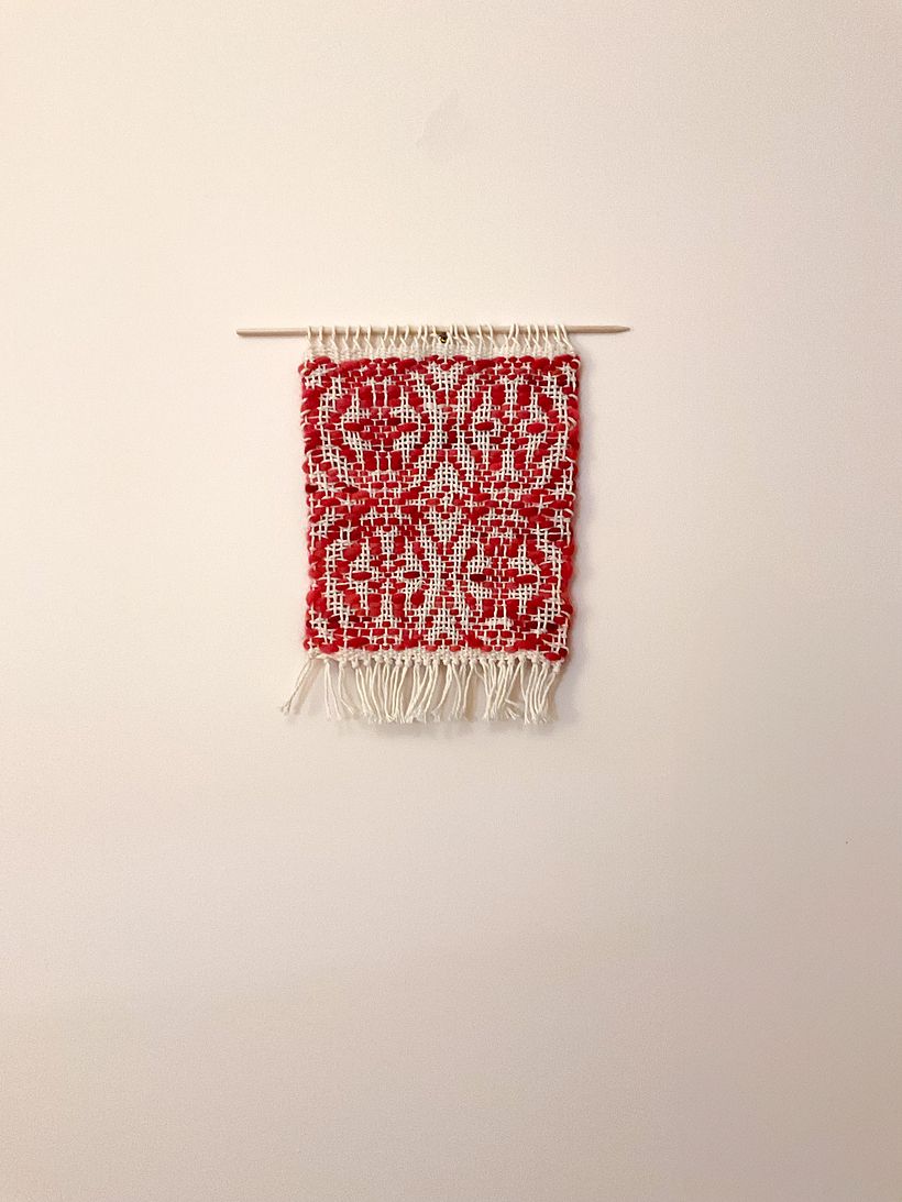 Intertwined Circles: Frame Loom Weaving 2