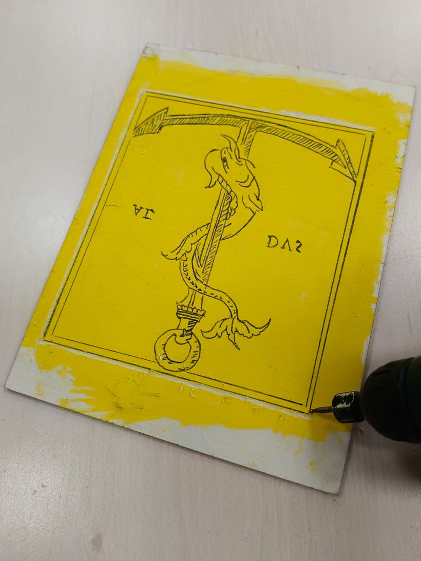 Xilografía grabado en madera 1