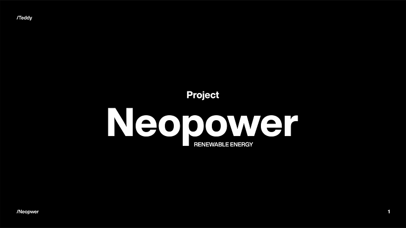 Neopower: Diseñando una marca de energía sustentable desde cero. 1