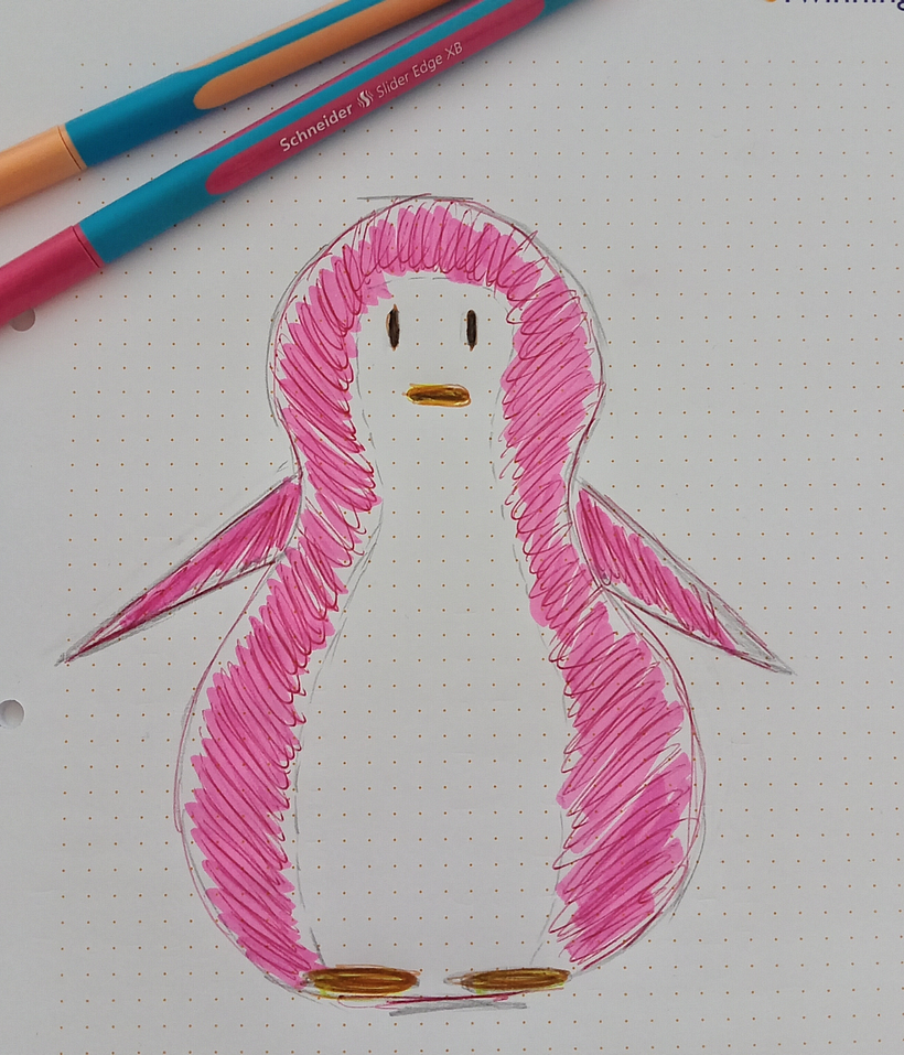 My first 3D-Macrame-Penguin 1