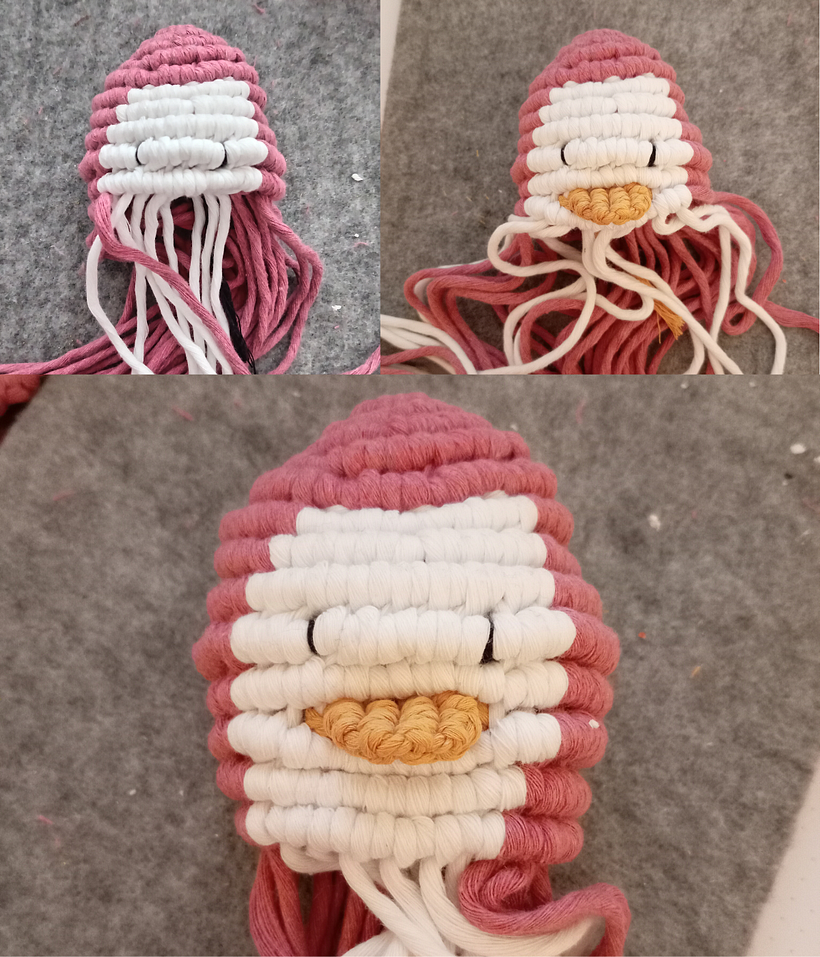 My first 3D-Macrame-Penguin 2