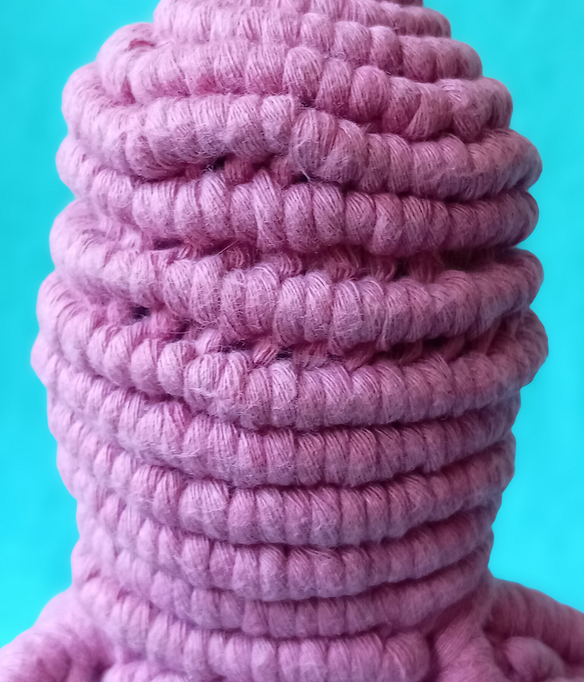 My first 3D-Macrame-Penguin 1