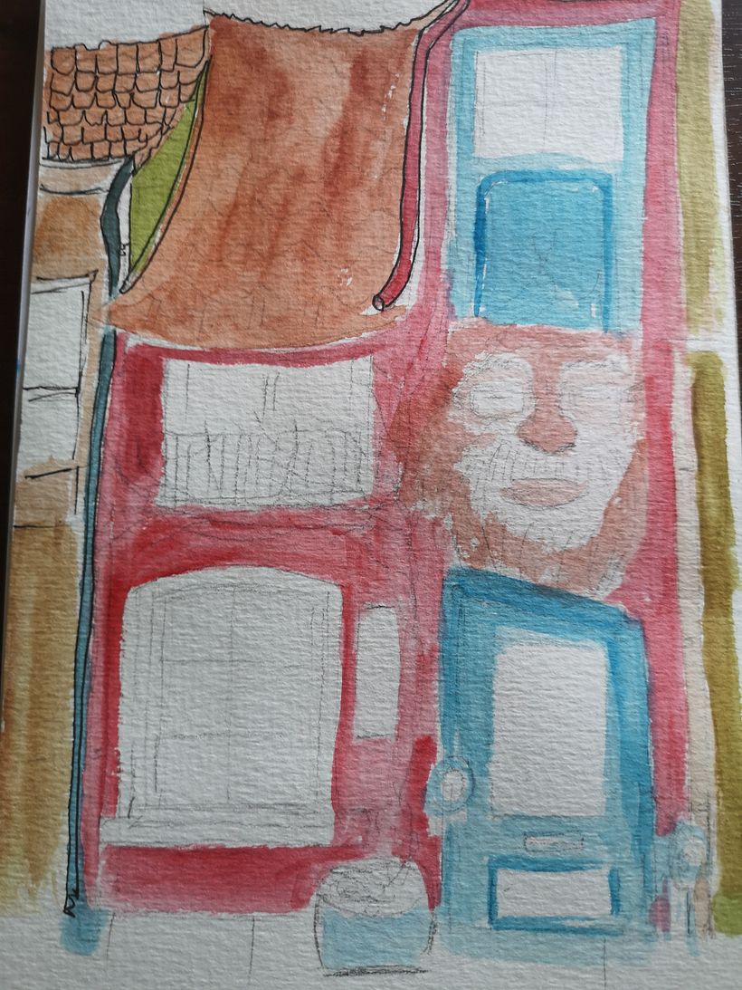 Grandpa in red and blue 1