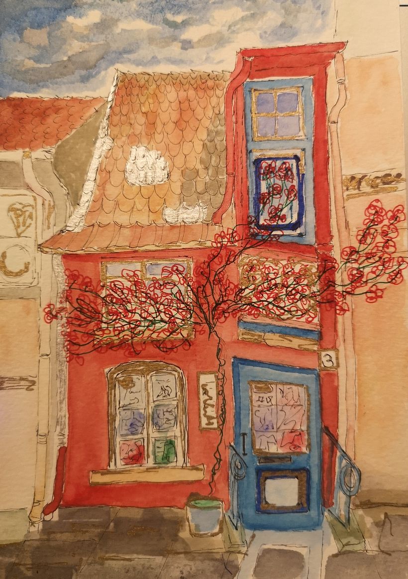 Grandpa in red and blue 1
