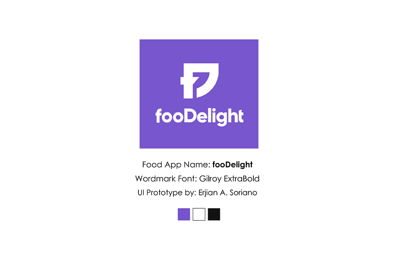 FooDelight UI/UX Design Project 1