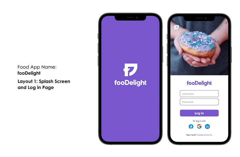 FooDelight UI/UX Design Project 1