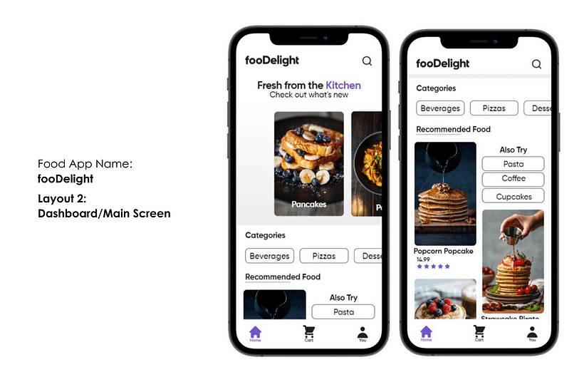 FooDelight UI/UX Design Project 1