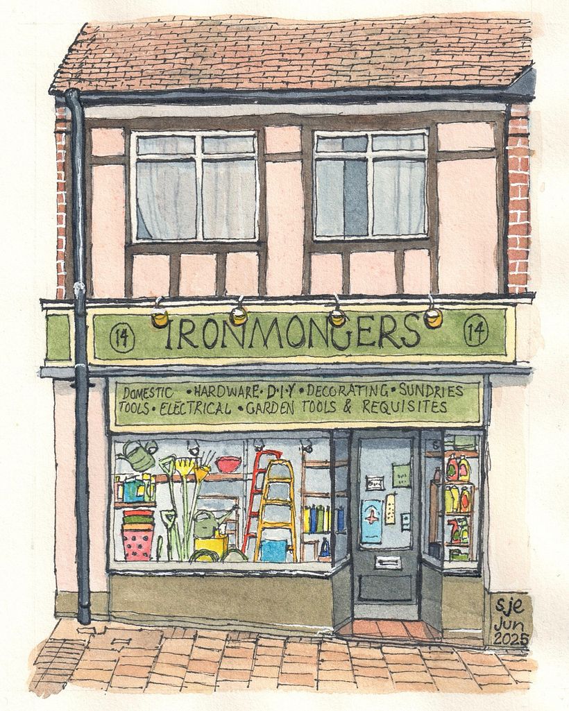 My Watercolour Shopfront 1