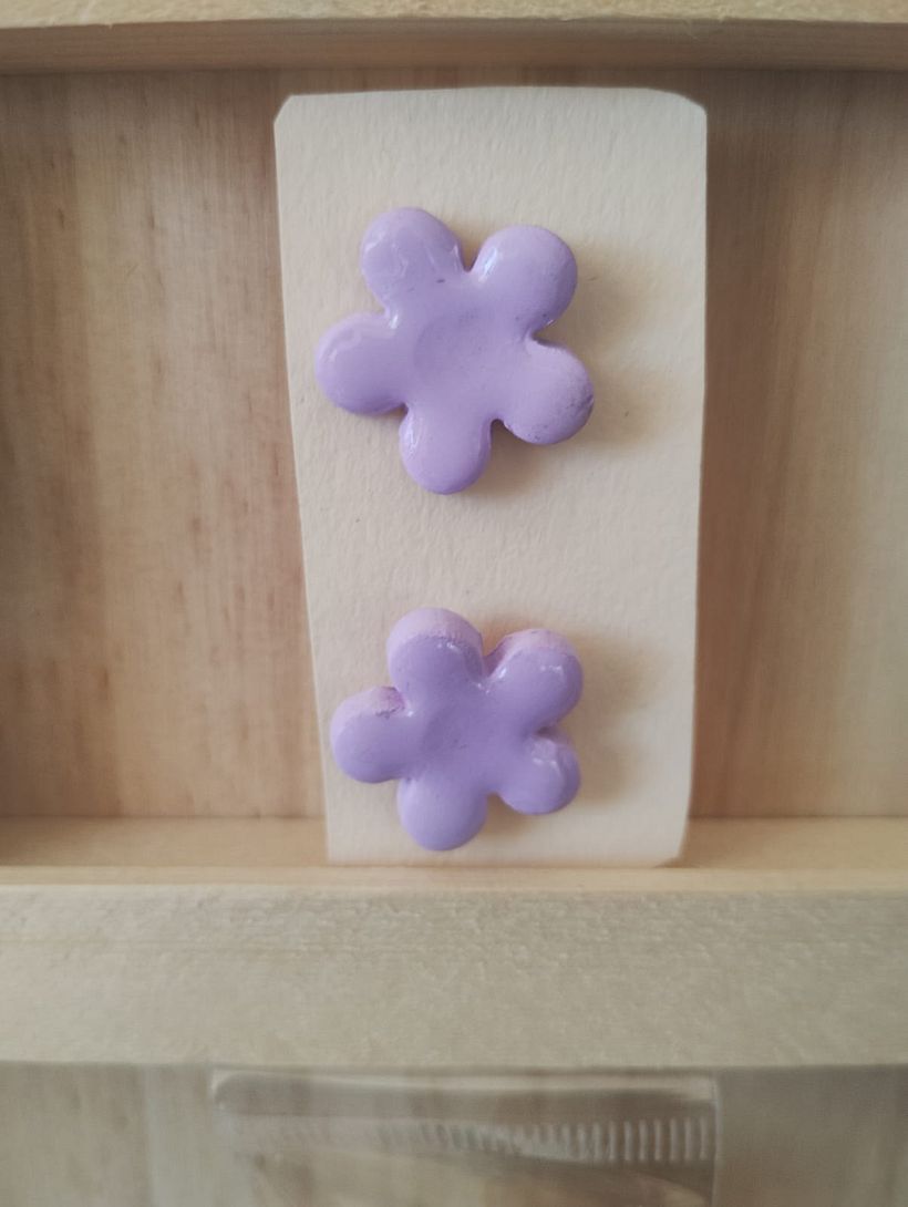 Emprendimiento aretes de cerámica Polimérica 3