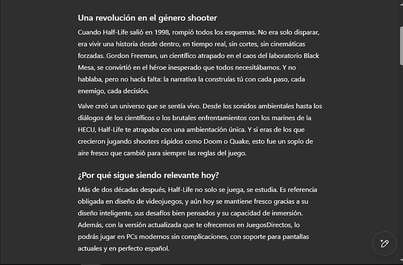 CREACIÓN DE GPT: RedactaGames 1