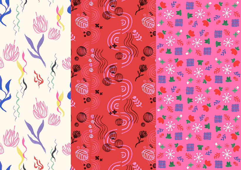 Floral Textile Prints 1