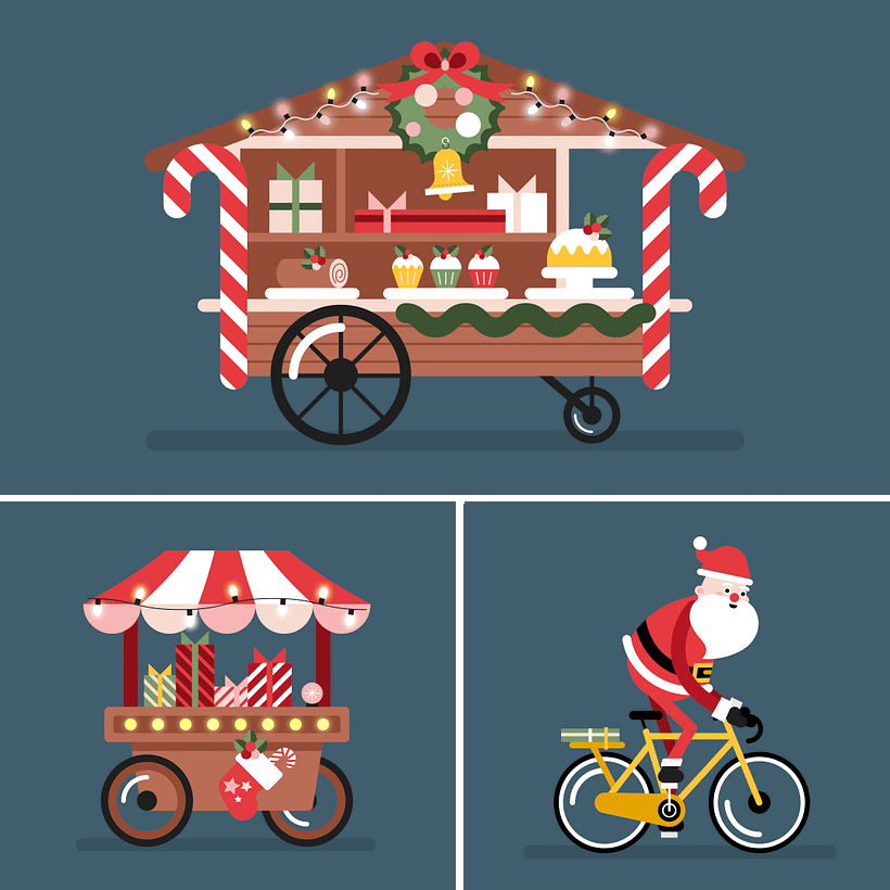 【Course Project】Santa Character Animation 1