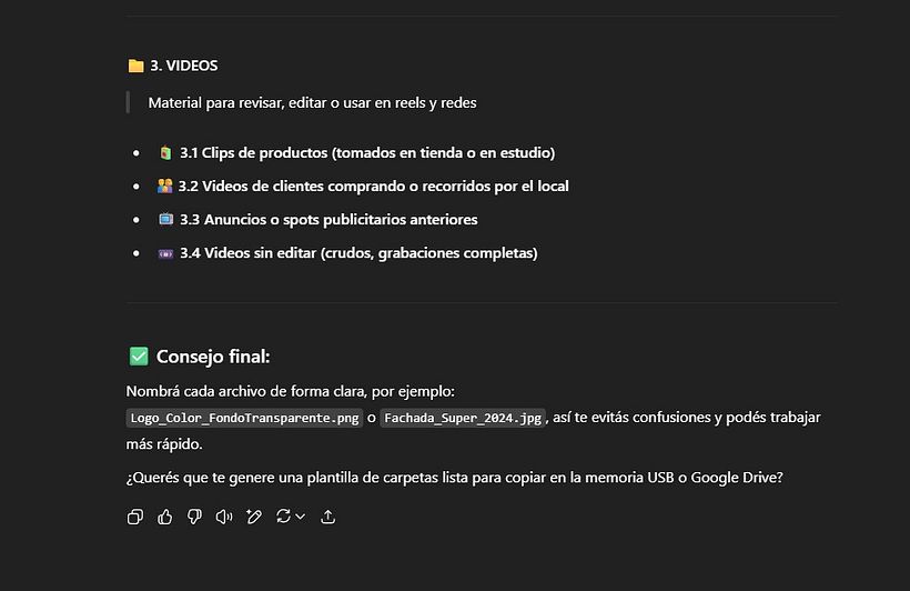 Estructura para gestion de línea gráfica 3