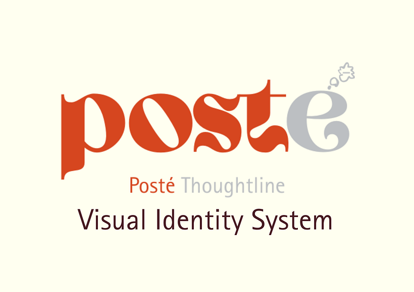 La Construcción Visual de Posté Thoughtline 1