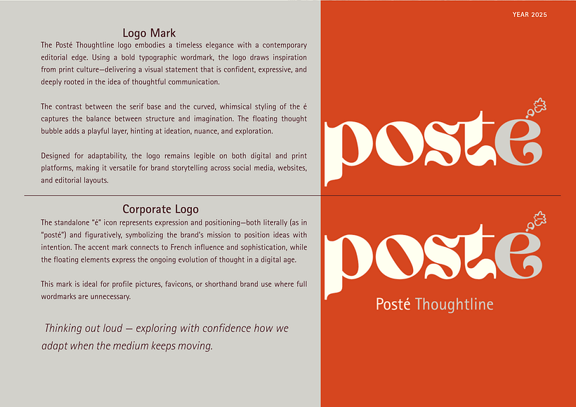 La Construcción Visual de Posté Thoughtline 2