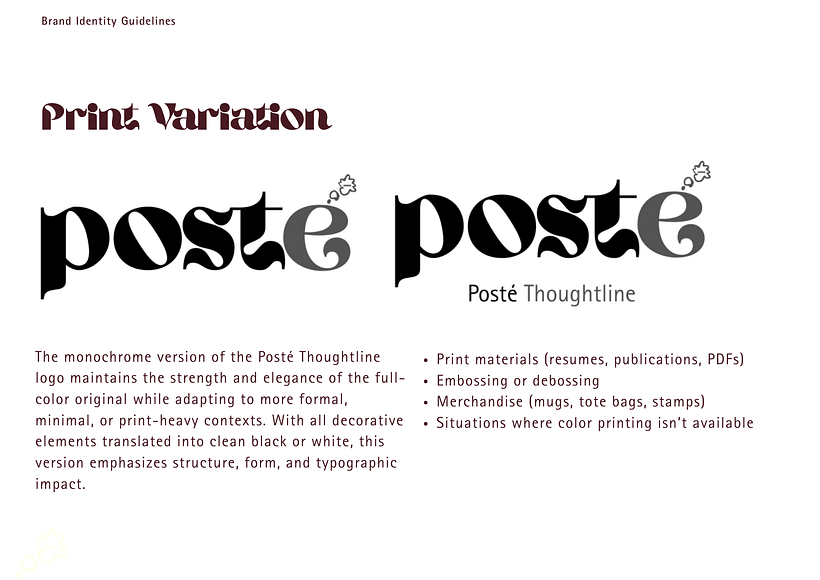 La Construcción Visual de Posté Thoughtline 6
