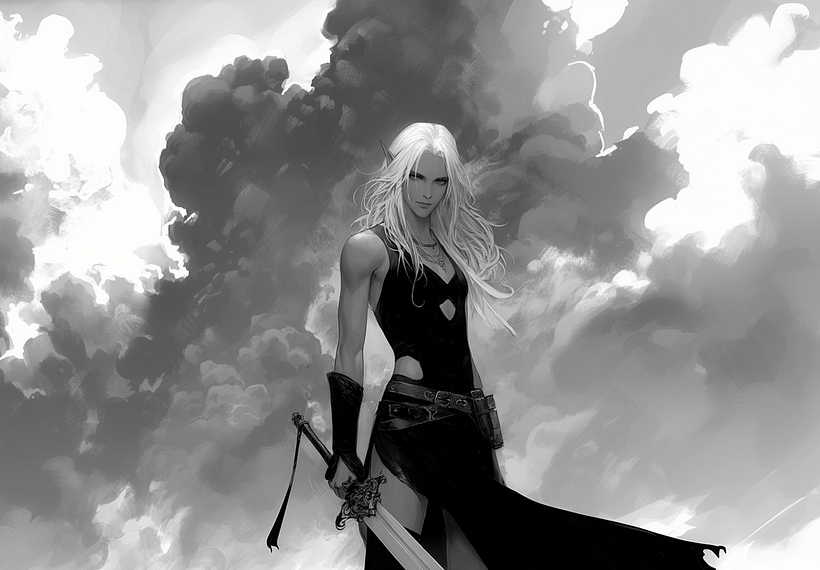Creazione illustrazione per romanzo fantasy 1