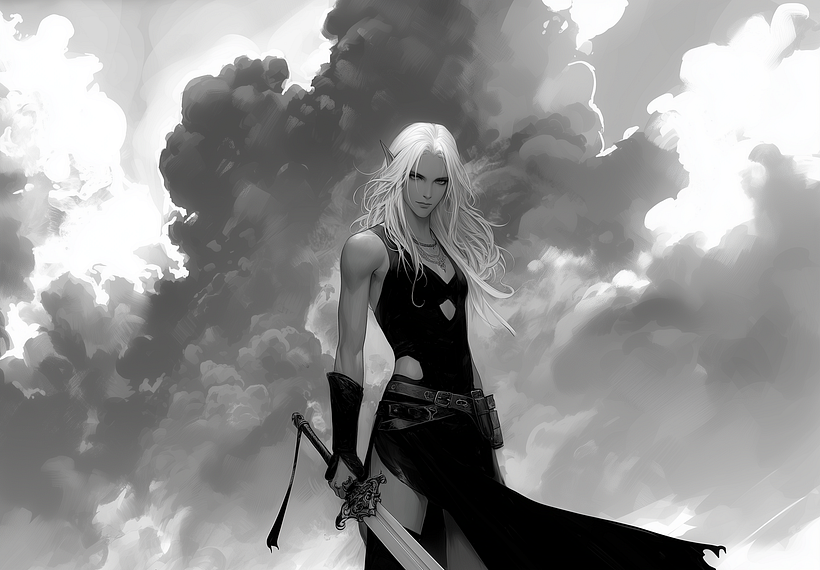 Creazione illustrazione per romanzo fantasy 1
