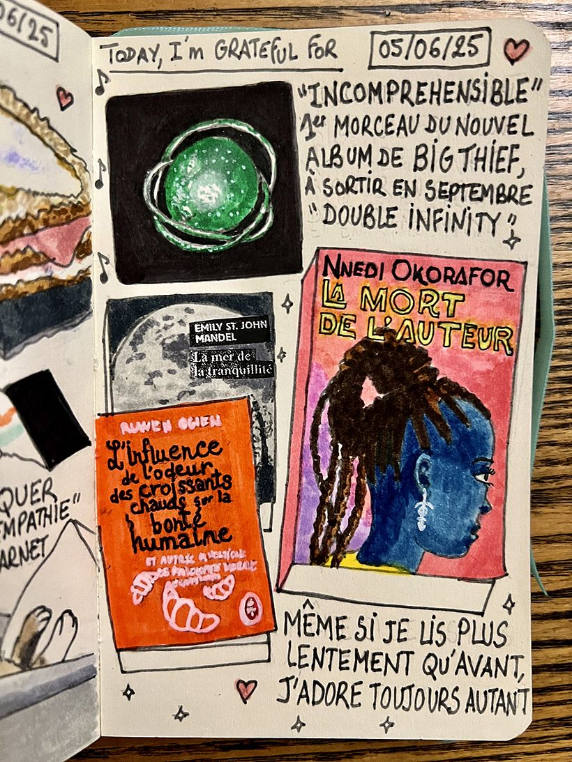 Carnet de gratitude : June 2025 sketchbook 1