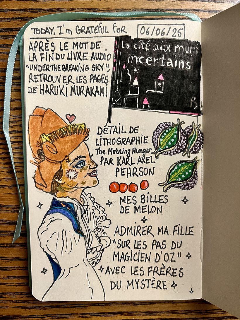 Carnet de gratitude : June 2025 sketchbook 1