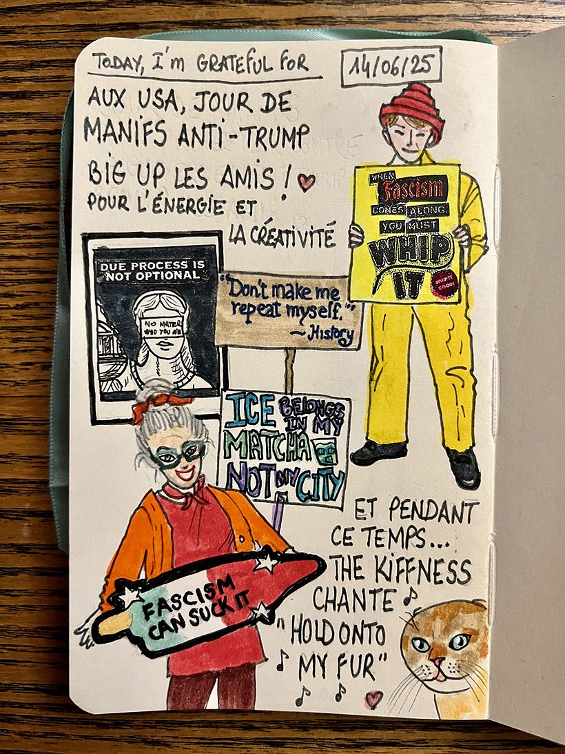 Carnet de gratitude : June 2025 sketchbook 1