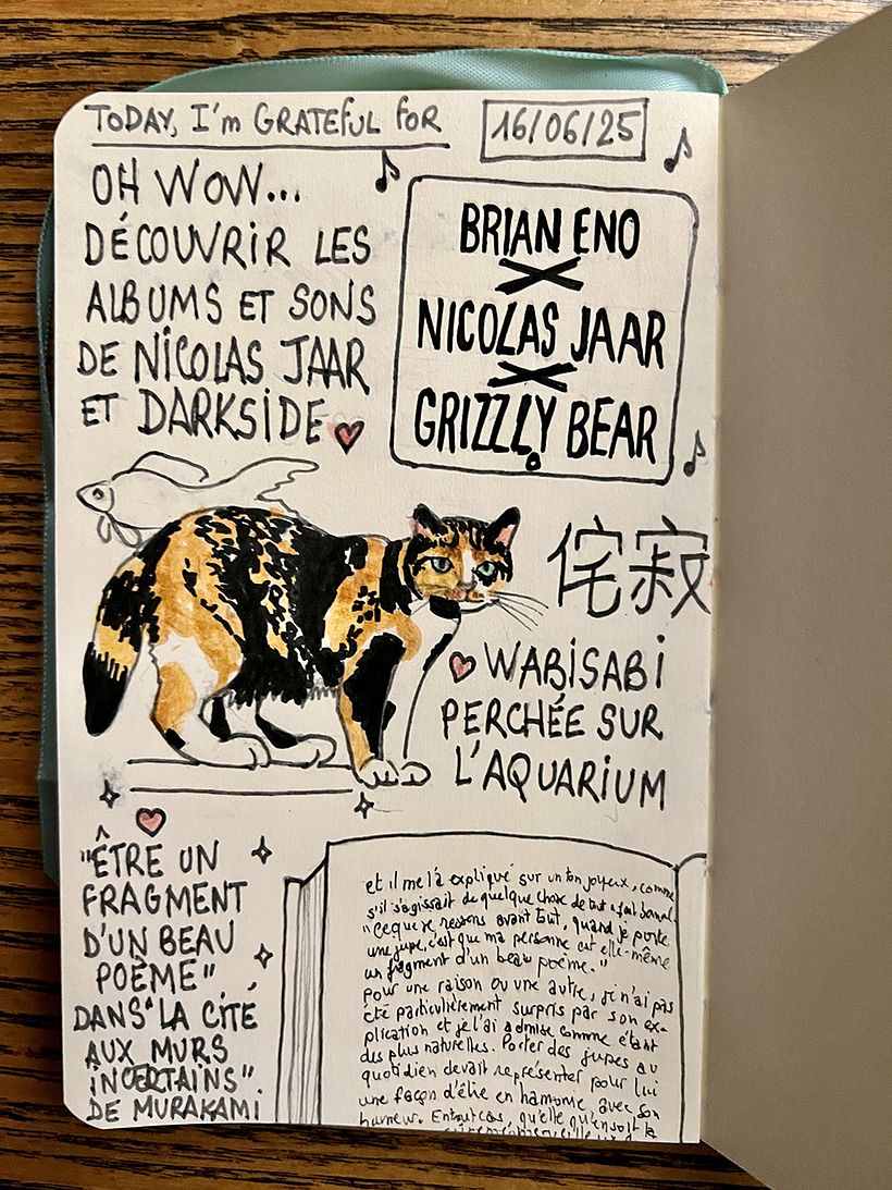 Carnet de gratitude : June 2025 sketchbook 1