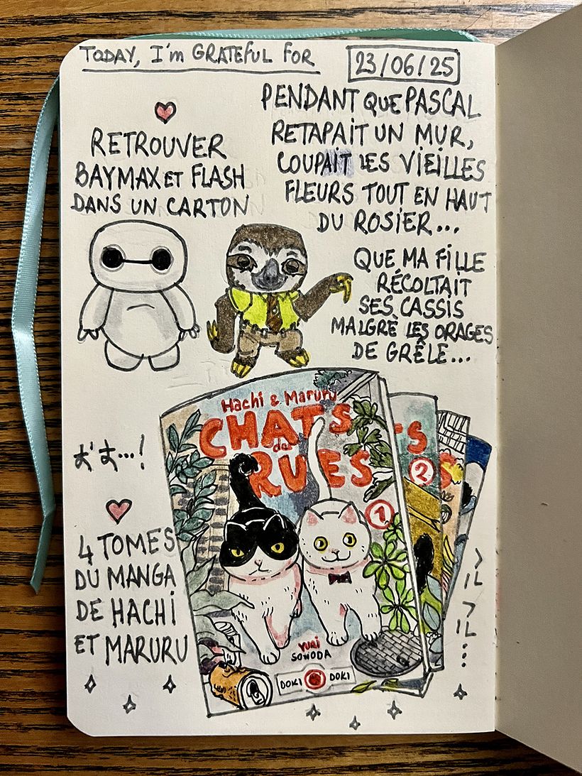 Carnet de gratitude : June 2025 sketchbook 1
