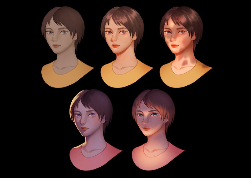 Ritratto di ragazza che fuma 1