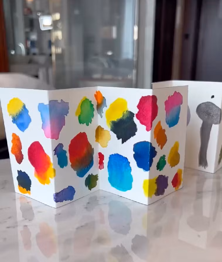 Fun with paint and water 1