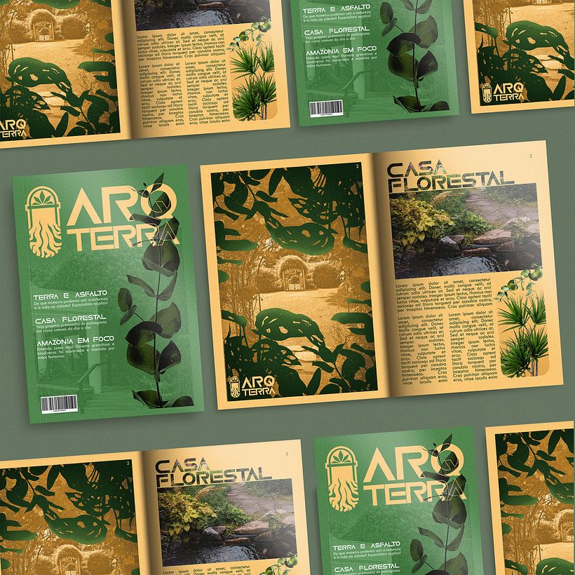 Design editorial de revista e desenvolvimento de Identidade visual 1