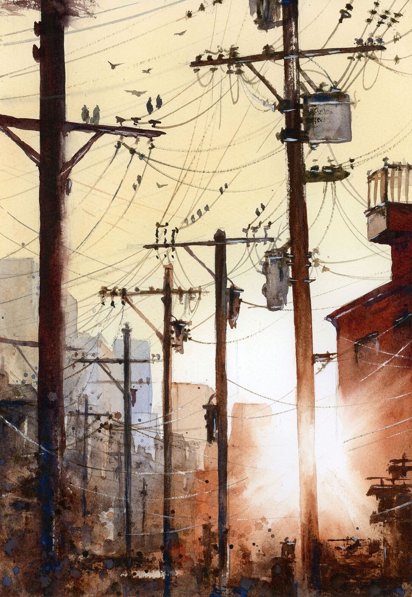 Final Project for the course "Expressive Watercolor Painting" by Reha Sakar 1