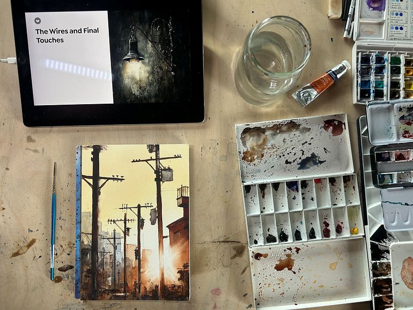 Final Project for the course "Expressive Watercolor Painting" by Reha Sakar 1