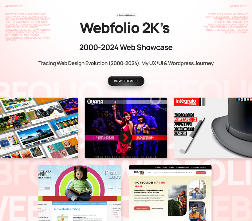 Webfolio 2K's - Diseño UX/UI 2