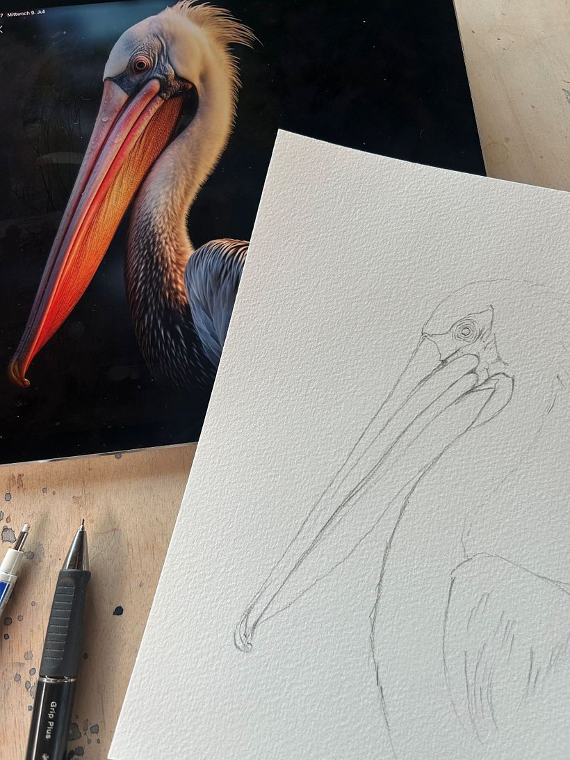 Final Project for the course Artistic Watercolor Techniques for Illustrating Birds by Sarah Stokes 1