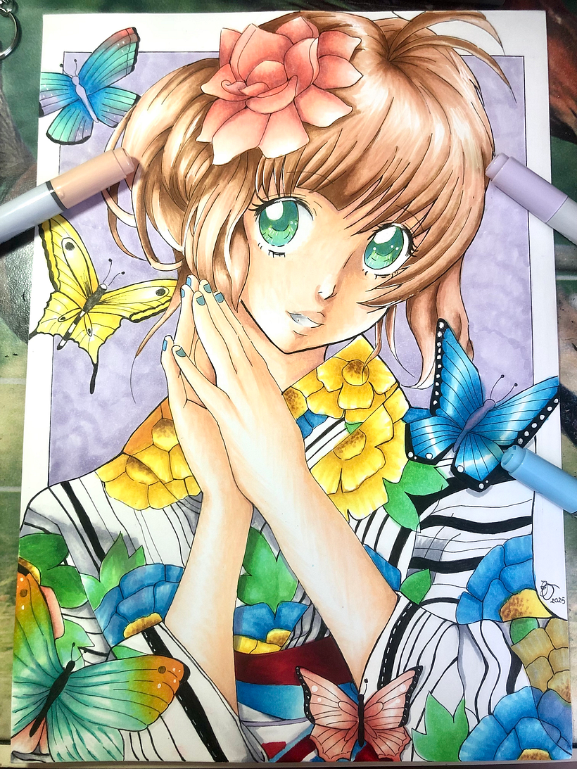 La ragazza in fiore 1