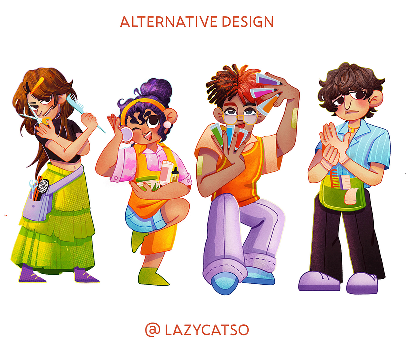 LAZCATSO - GAME CHARACTER DESIGN 1