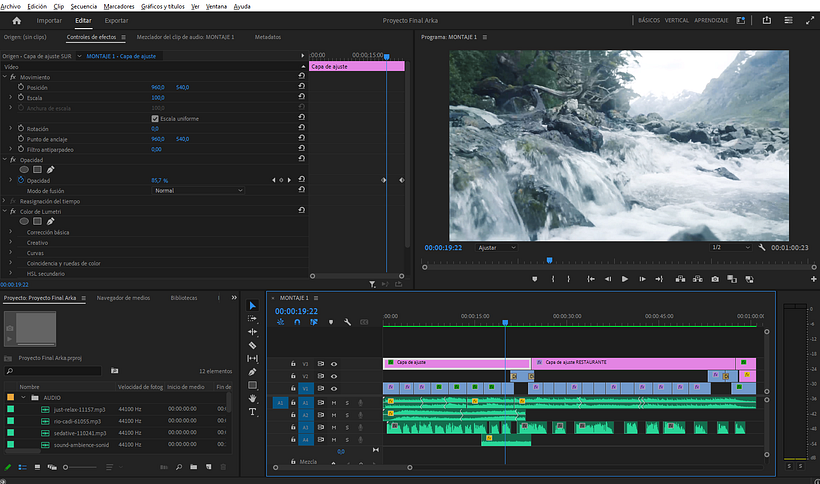PROYECTO DE CURSO: EDICIÓN DE VIDEO CON PRIMIER PRO 2