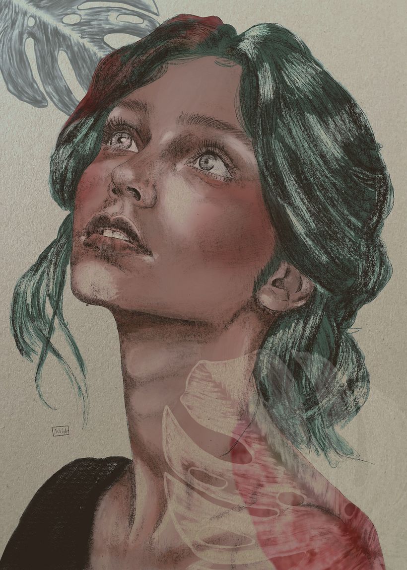 Retrato con procreate 1