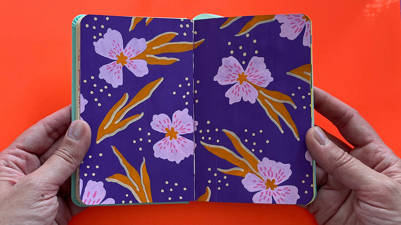 My Botanical Patterns notebook.  1