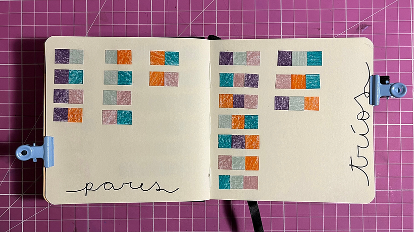 My Botanical Patterns notebook.  4