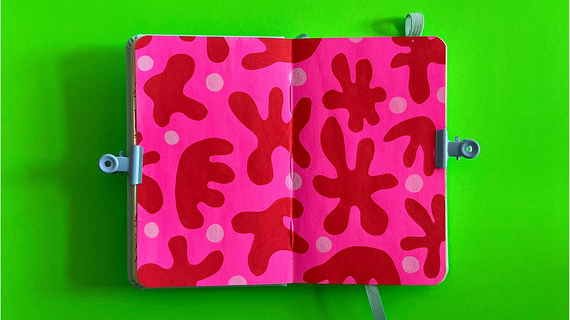 My Botanical Patterns notebook.  3