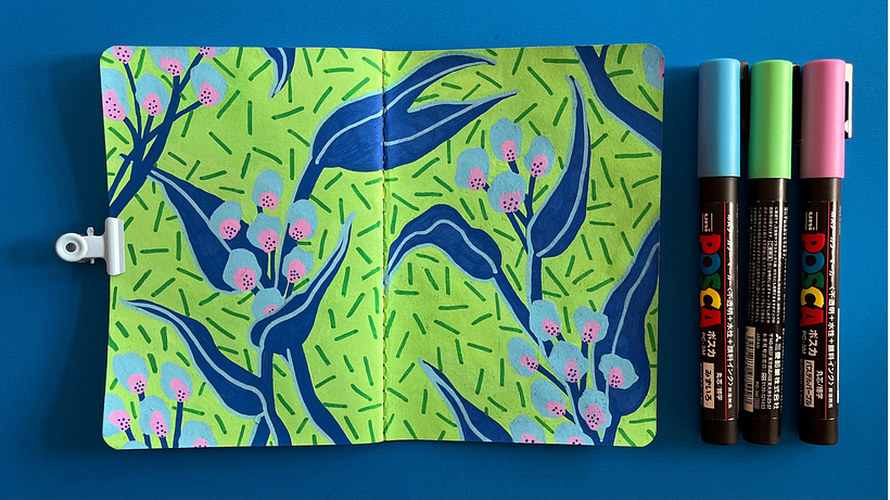My Botanical Patterns notebook.  4
