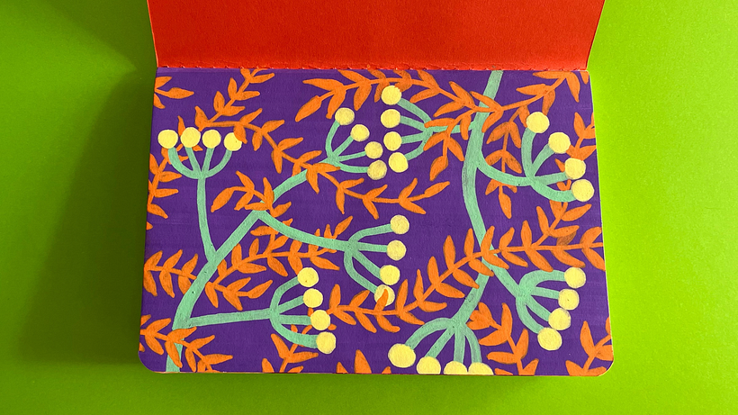 My Botanical Patterns notebook.  5