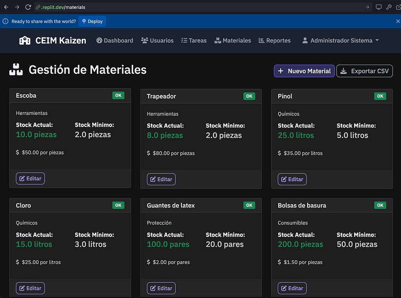 Inventario de Limpieza 1