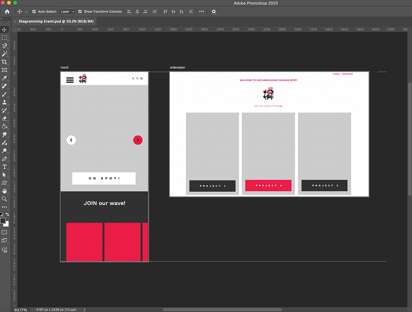 Erami Project Website 1