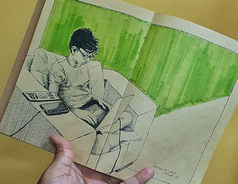 My Project for Illustrated Diary: Fill Your Sketchbook with Experiences 5
