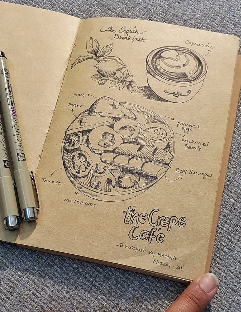 My Project for Illustrated Diary: Fill Your Sketchbook with Experiences 1