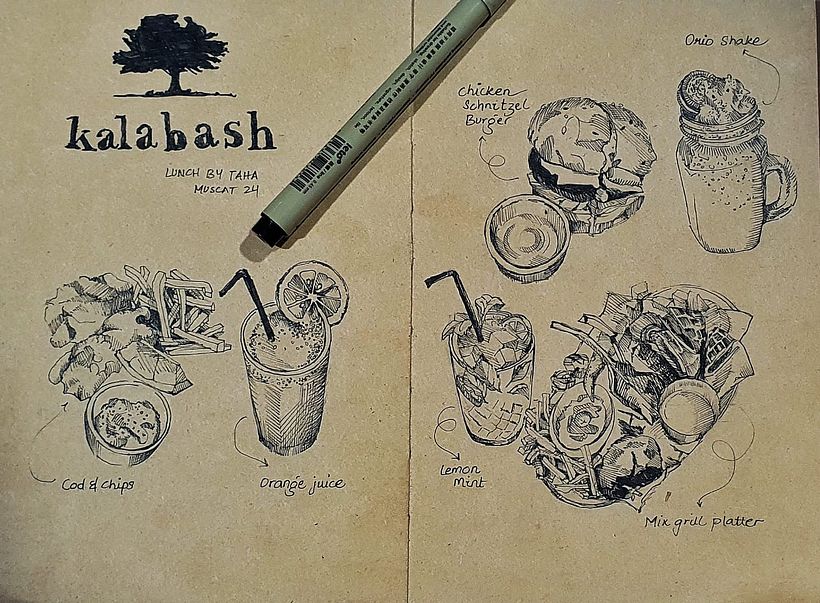My Project for Illustrated Diary: Fill Your Sketchbook with Experiences 3
