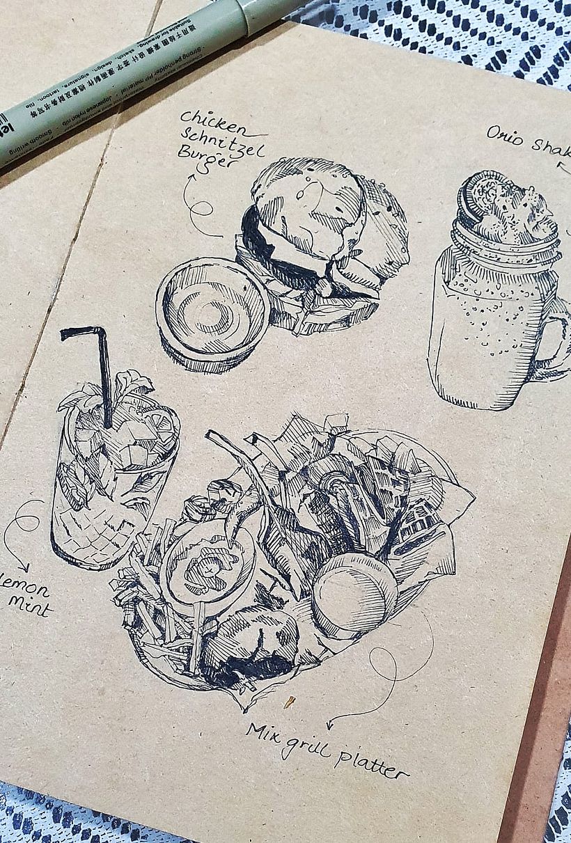 My Project for Illustrated Diary: Fill Your Sketchbook with Experiences 4